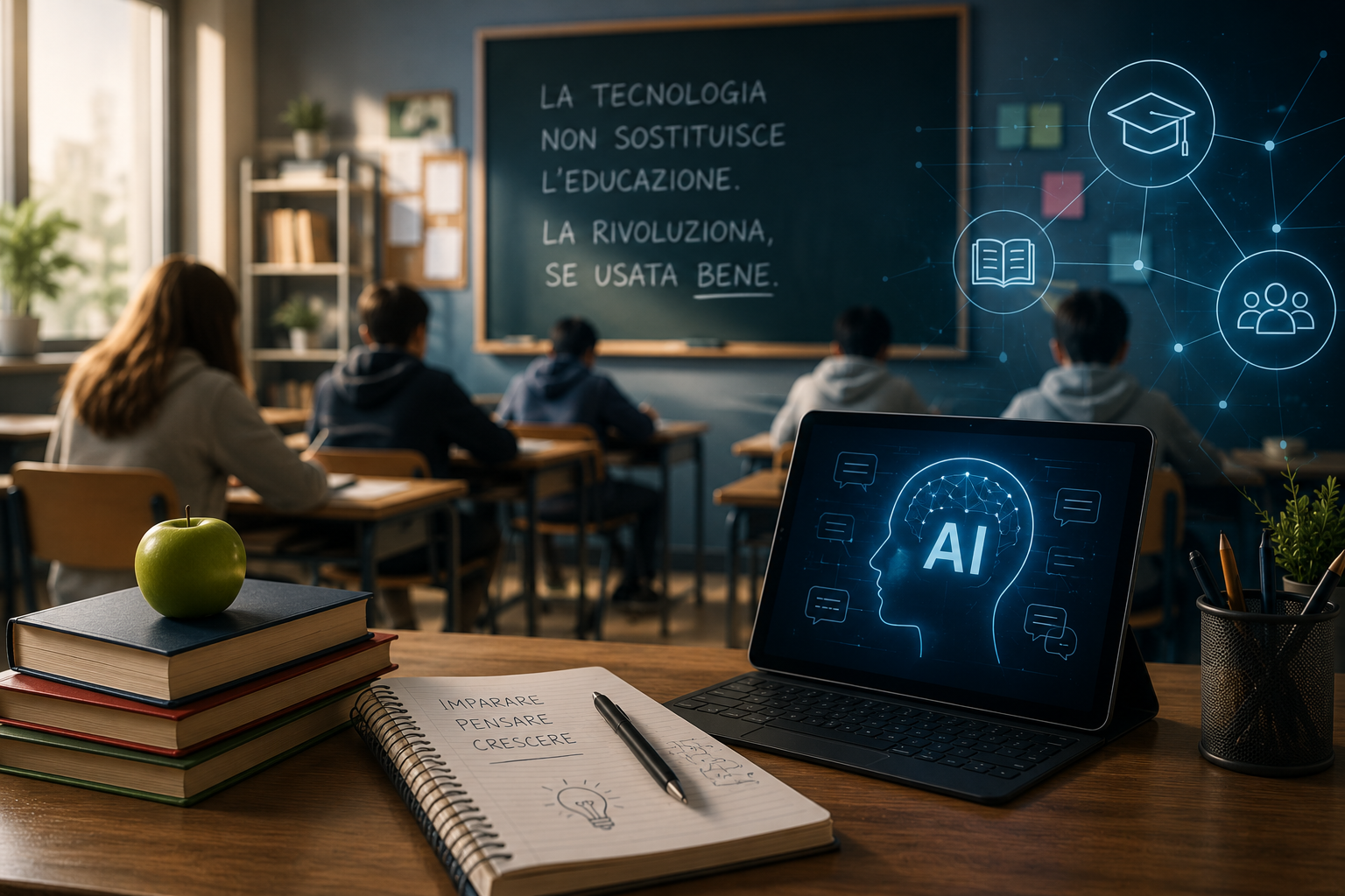 AI a scuola: uno strumento per imparare, non per smettere di pensare