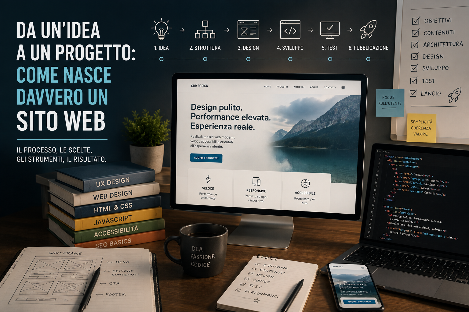 Da un'idea a un progetto: come nasce davvero un sito web